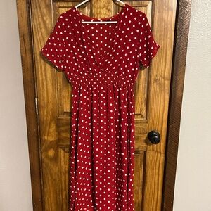 Red Polka Dot Dress
